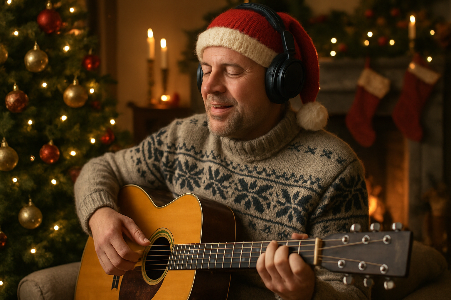 svensk julmusik - Illustration